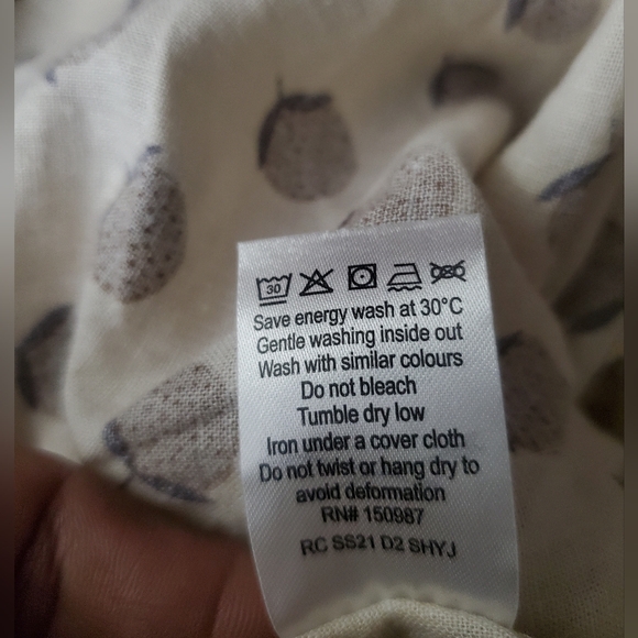 Rylee + Cru - Bardot Dress - Shell Bud M Medium Nwt Puff Sleeve - Picture 5 of 5